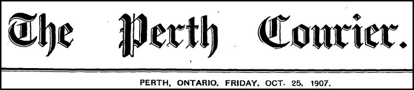 Perth Courier article