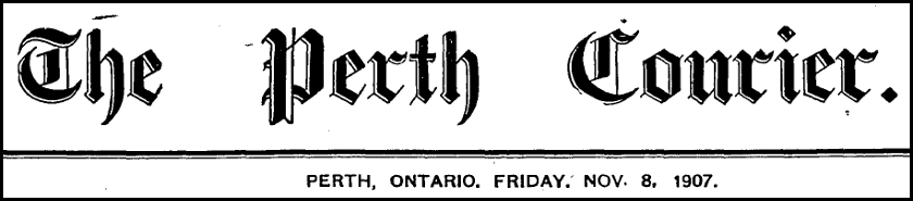 Perth Courier article